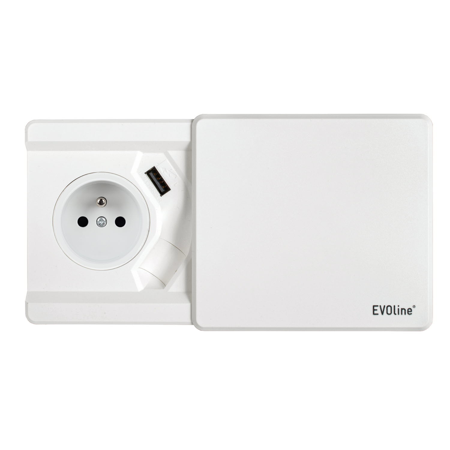 EVOline® Square80 - Prise électrique personnalisable 